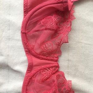 La Perla Bra 36c, Coral, Underwire